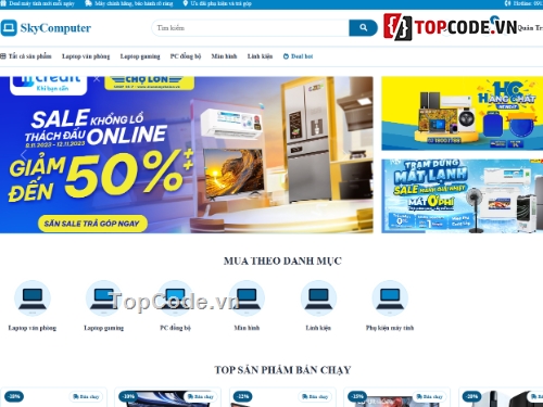 Web bán máy tính,giao diện,máy,tính