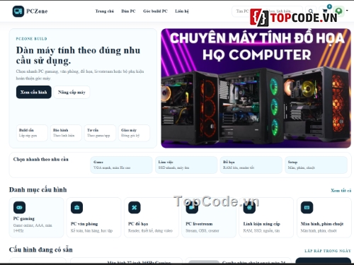 website bán máy tính,bán website,web máy tính
