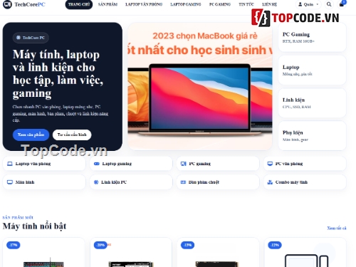 website bán máy tính,bán website,web máy tính
