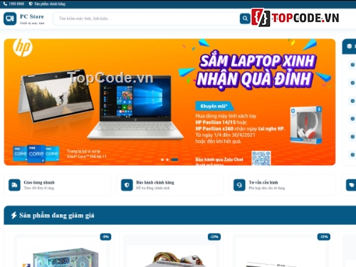 Web bán máy tính,Website bán linh kiện máy tính,Web bán linh kiện máy tính