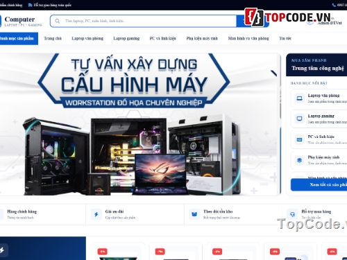 Web bán máy tính,công nghệ,thiết bị