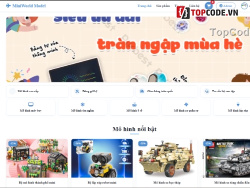 bán website,web bán đồ chơi,website đồ chơi