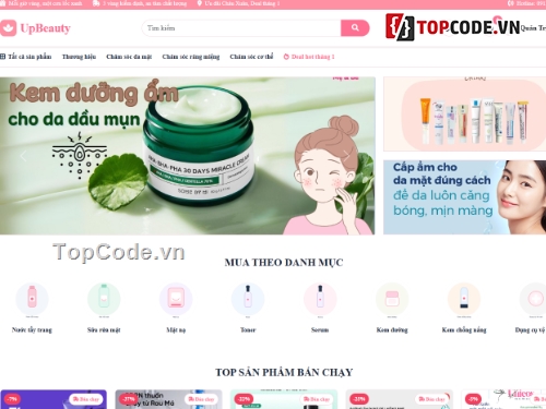 mỹ phẩm,bán mỹ phẩm,Website bán hàng bằng PHP