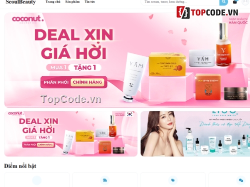 mỹ phẩm,bán mỹ phẩm,Website bán mỹ phẩm laravel