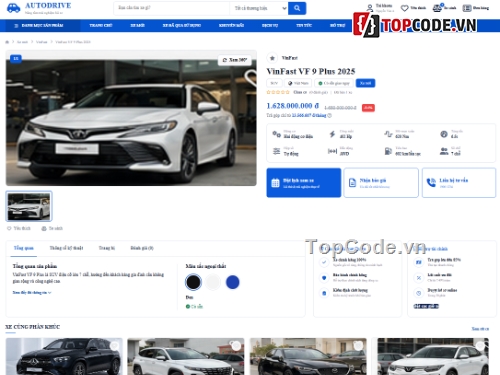 Website quản lý,quản lý ô tô,quản lý đại lý