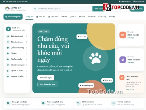 thú cưng,Web bán thú cưng,Website bán thú cưng