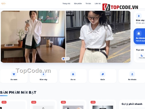 Website php,Website bán quần áo,bán quần áo