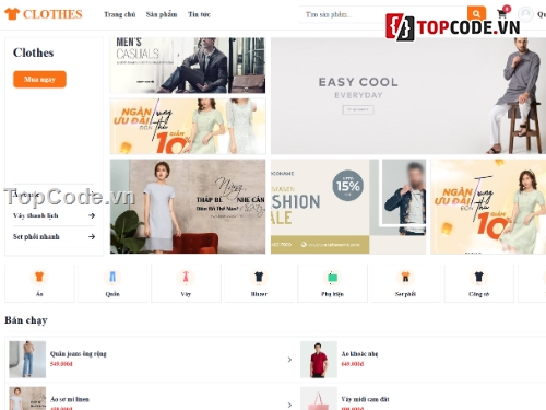 Website bán quần áo,bán quần áo,Web bán áo quần