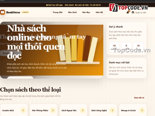 web bán sách,website bán sách,AI