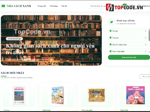 Website bán hàng trực tuyến,sách bán,bán