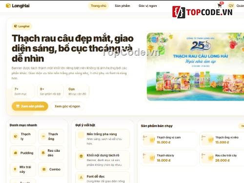 Website bán rau,website bán thạch,web bán thạch