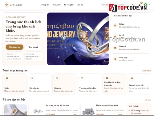 Jewel,web bán trang sức,web trang sức
