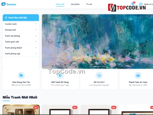 web bán tranh,bán tranh,tranh canvas