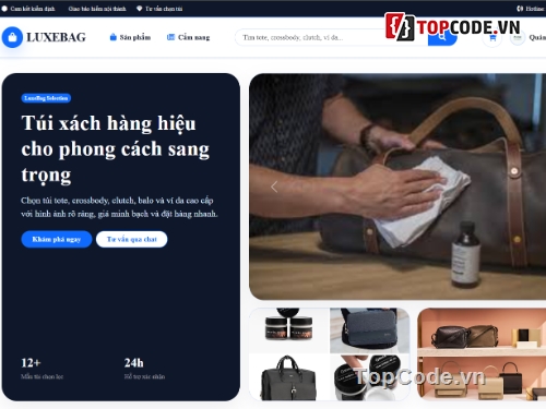 Website bán hàng,Web bán hàng,Web bán hàng túi xách