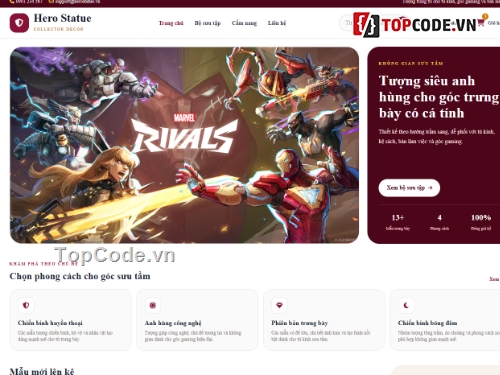 Website bán tượng,Web trang trí,bán
