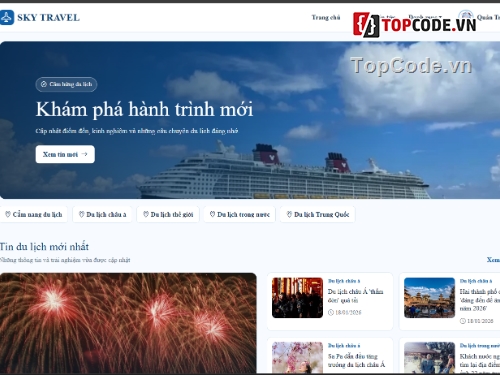 Website du lịch,blog,blog it