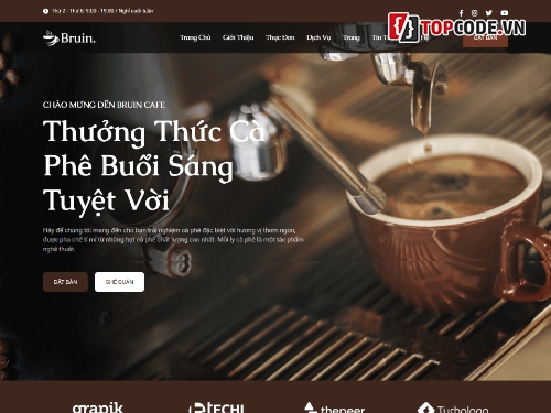 Coffee Shop,web cà phê,web trà sữa,quán cà phê,website coffee,website cà phê