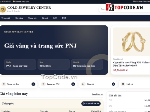 Web Crawl,mua vàng,web bán vàng