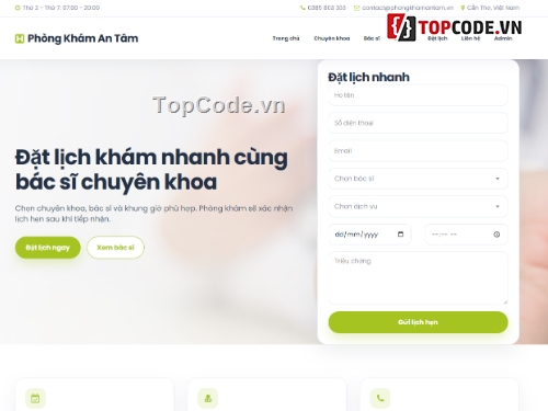 khám bệnh,website khám bệnh,web khám bệnh