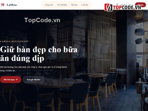 web đặt hàng,website nhà hàng,nhà hàng