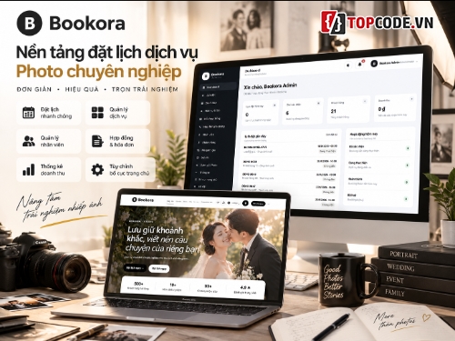 website đặt lịch,Laravel VueJS,source code website,booking,website quản lý