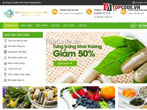 Source website,web sản phẩm,web giới thiệu sản phẩm,website giới thiệu sản phẩm,website dược phẩm