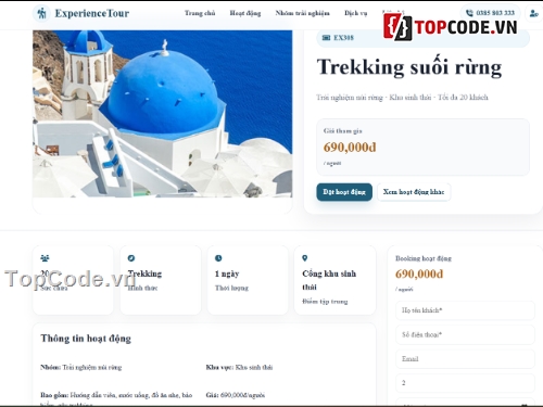 web quản lý,tour,website,book