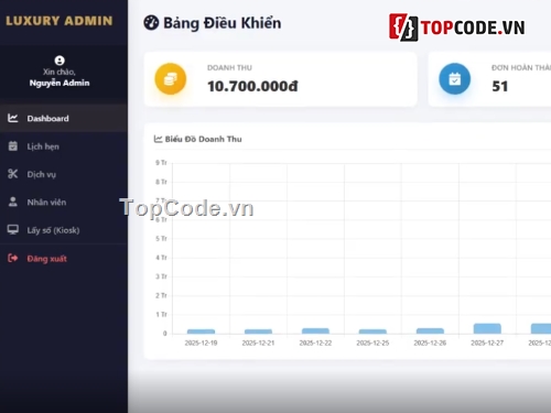 Website quản lý,quản lý cửa hàng,cắt tóc