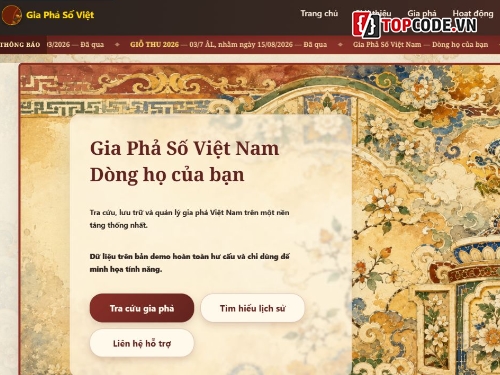 gia phả,quản lý dòng họ,Flask,MySQL,Docker,family tree