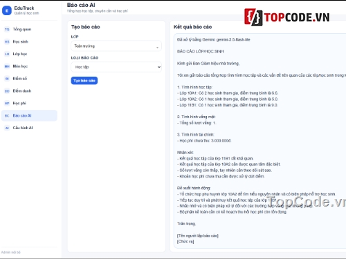 Website quản lý,Website quản lý học sinh,quản lý