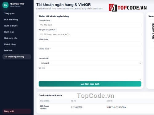 Website quản lý,quản lý nhà thuốc,nhà thuốc