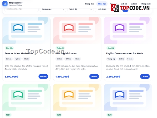 Code Website Quản Lý,ql khóa học,khóa học