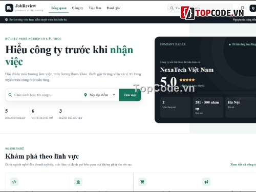 web công ty,AI,web việc làm