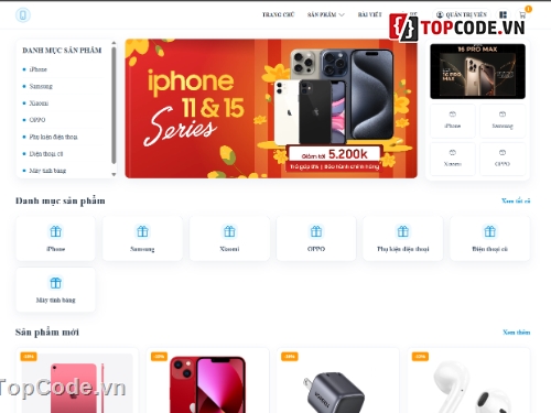 Điện Thoại,Website Mobile Điện Thoại,source code      database