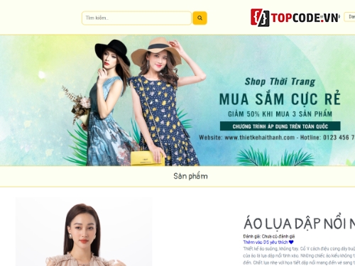 web bán thời trang,code web thời trang PHP MVC,Website bán thời trang PHP MySQL