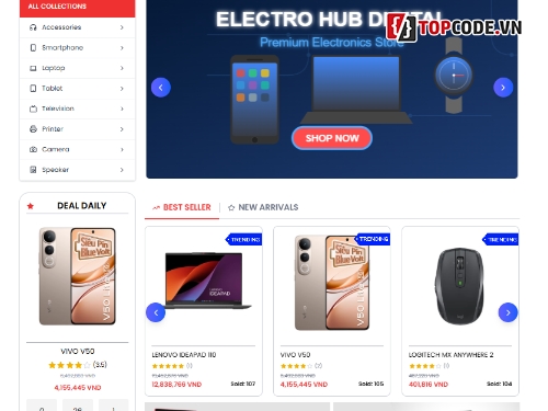 Website bán đồ dùng,điện tử,Web bán điện tử,Web thương mại,ReactJS Nodejs,chatbot