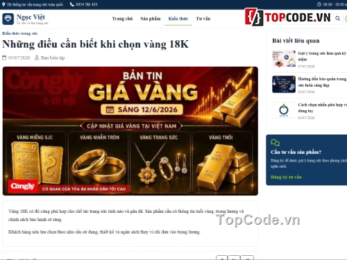 tư vấn,web tư vấn,web trang sức