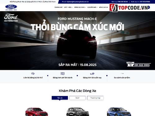 Website bán xe ô tô,Showroom ô tô,website ô tô,Website giới thiệu dịch vụ,dịch vụ ô tô,web ô tô