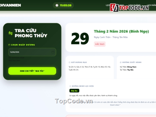 Website lịch vạn niên,Xem lịch vạn niên đầy đủ,ngày tốt,xem lịch đầy đủ