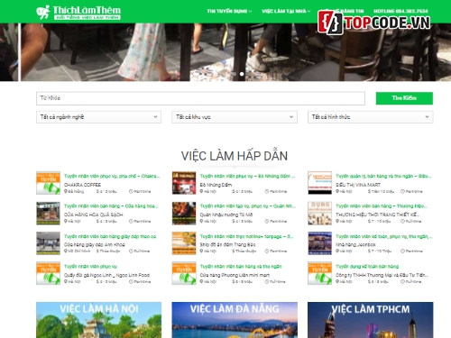 website đăng tin tuyển dụng,Website tìm việc làm,code tuyển dụng,website tuyển dụng