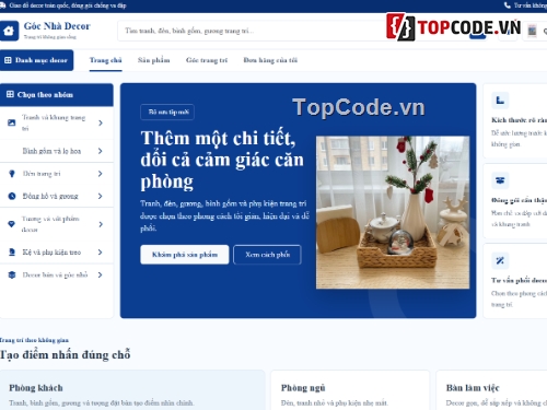 đồ trang trí,web trang trí,website bán hàng