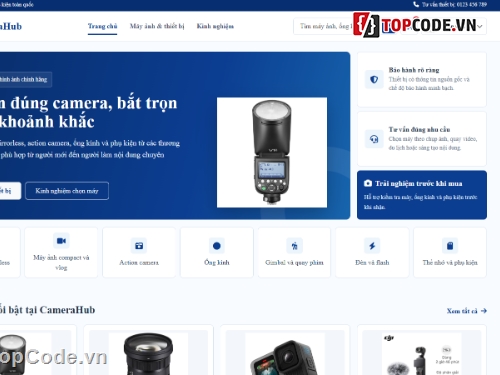 website,bán website,web bán máy ảnh