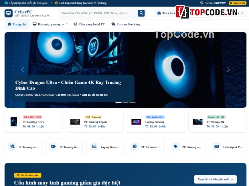 website bán máy tính,bán website,web máy tính