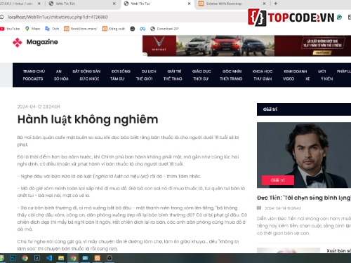 code web tin tức,code tin tức,code web,Source code web tin tức PHP,source code web tin tức,full code web tin tức