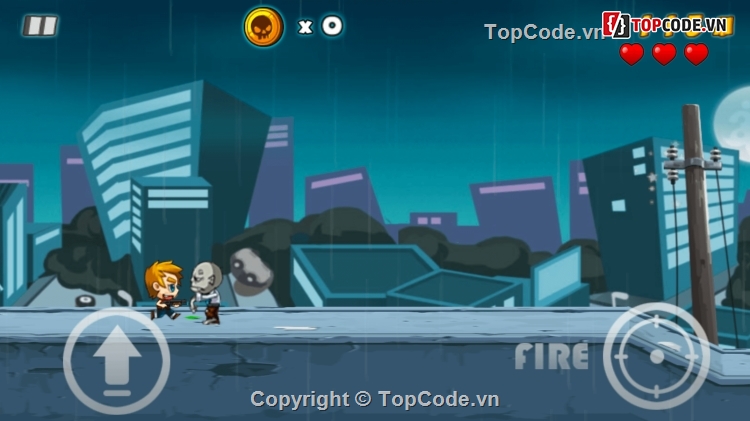 Source code unity game Zombie Land