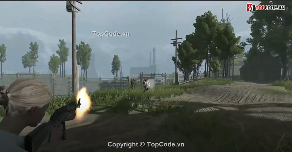 Code game FPS Zombie Unity 3d