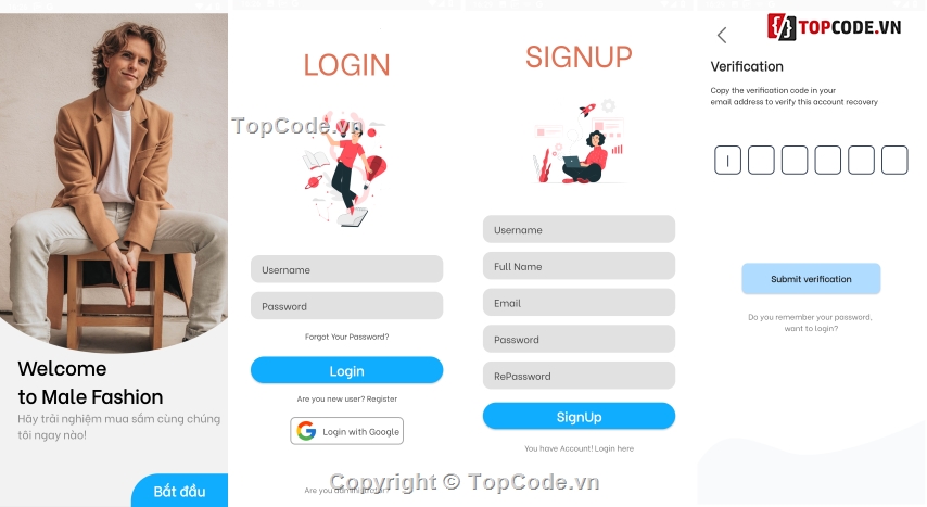 Code Android App bán quần áo thời trang full chức năng giao diện đẹp sử ...
