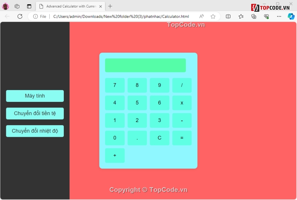 html,calculator,chuyen doi tien te,chuyển đổi nhiệt độ,css,javascript