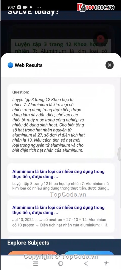 Ứng dụng  Android,React native App,App giải bài tập