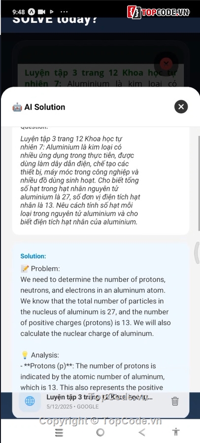 Ứng dụng  Android,React native App,App giải bài tập